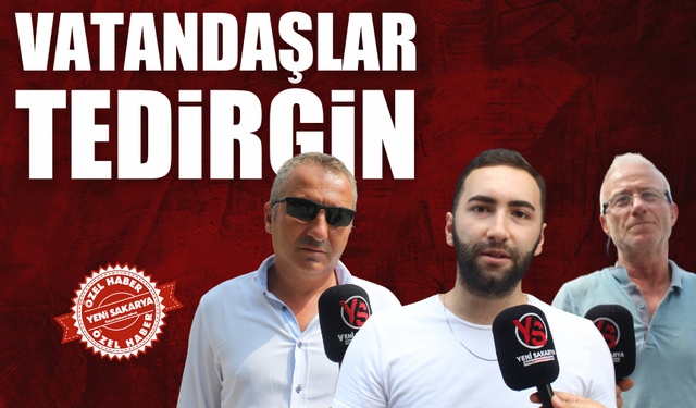 Vatandaşlar su seviyesinden dolayı tedirgin!