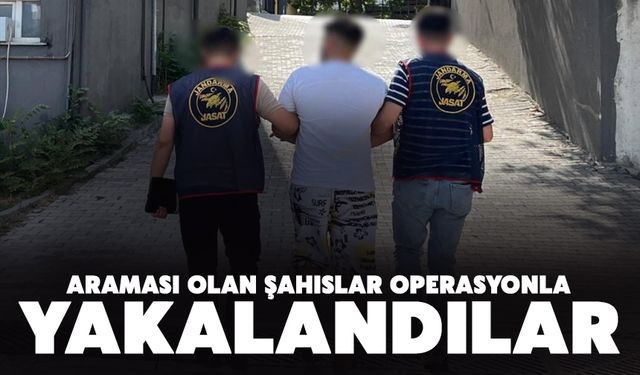 Aranan 10 Hükümlü Yakalandı