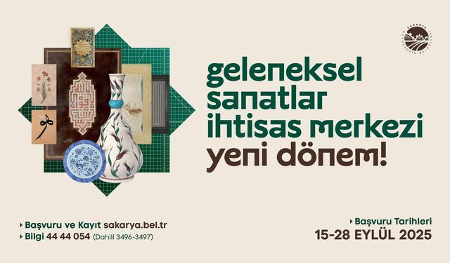 Geleneksel Sanatlar İhtisas Merkezi’nde kayıtlar başladı