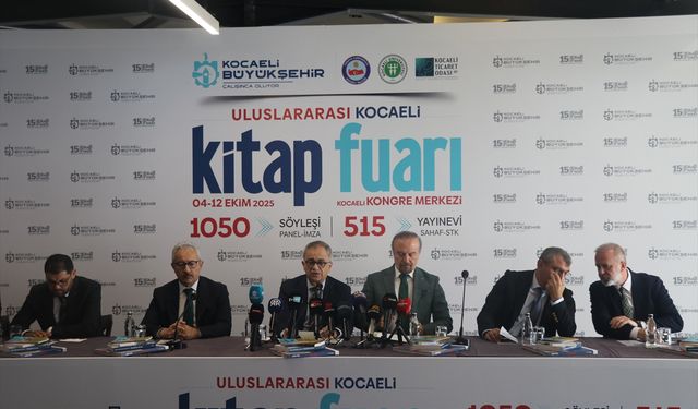 '15. Kocaeli Kitap Fuarı', 4 Ekim'de başlıyor