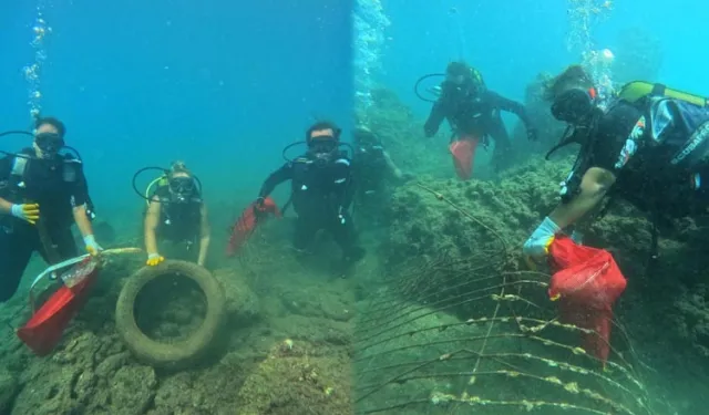 Muratpaşa’da Falezlerden Deniz Dibine Temizlik Seferberliği