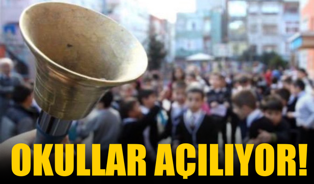 Okullar 8 Eylül Pazartesi günü açılıyor: İlk gün saat kaçta başlayacak?