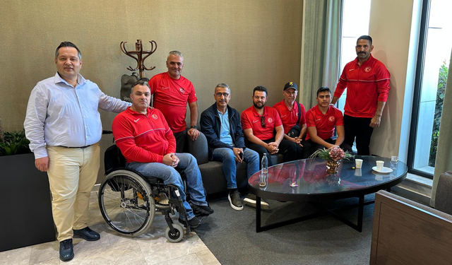 Milletvekillerinden Para Trap Milli Takımına Destek Ziyareti