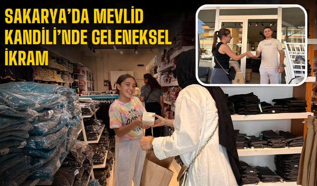 Sakarya’da Mevlid Kandili’nde Geleneksel İkram