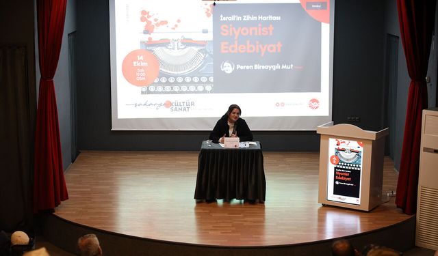 Yazar Peren Birsaygılı Mut, “İsrail’in Zihin Haritası: Siyonist Edebiyat” Söyleşisinde Konuştu