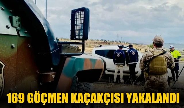 81 ilde düzenlenen denetimlerde 169 göçmen kaçakçısı yakalandı