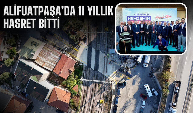 Alifuatpaşa’da 11 yıllık hasret bitti