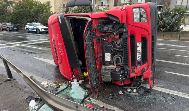 D-100 kara yolu Edirne istikameti trafiğe kapatıldı