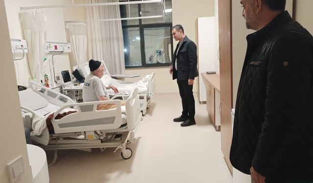 Başkan Fatih Akın’dan Hastalara Moral Ziyareti