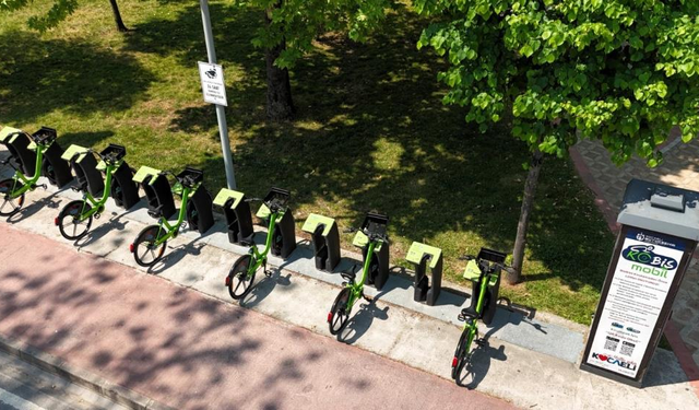 Kocaeli Akıllı Bisiklet Sistemi Yaz Sezonunda 179 Binden Fazla Kişiye Ulaştı
