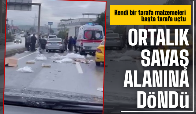 Arifiye’de Kağıt Toplayıcısına Çarpan Otomobil Kazası