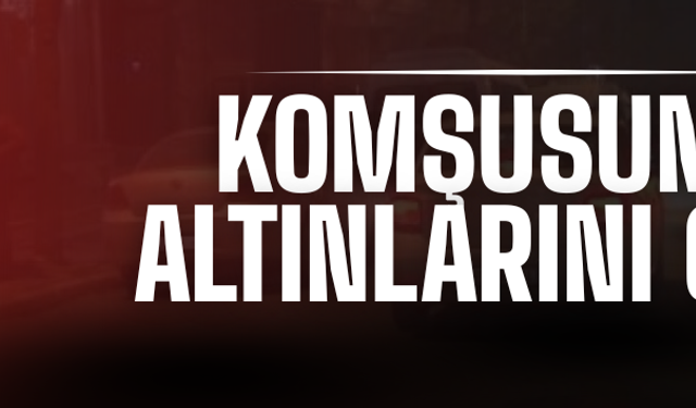 Komşusunu darp edip altınlarını çaldılar
