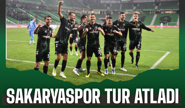 Sakaryaspor, İnegölspor’u 4-0 Mağlup Ederek Tur Atladı