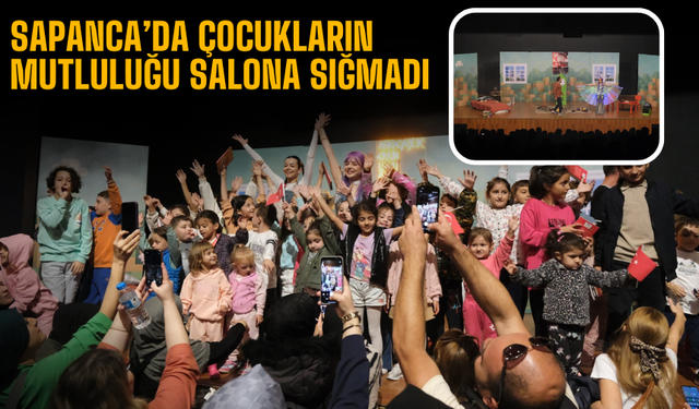 Sapanca’da Çocuk Tiyatrosu Coşkusu: Peri ve Can Zaman Yolculuğuyla Miniklerle Buluştu