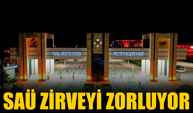 Sakarya Üniversitesi dünya sıralamasında yükseldi: Hedef ilk 1000