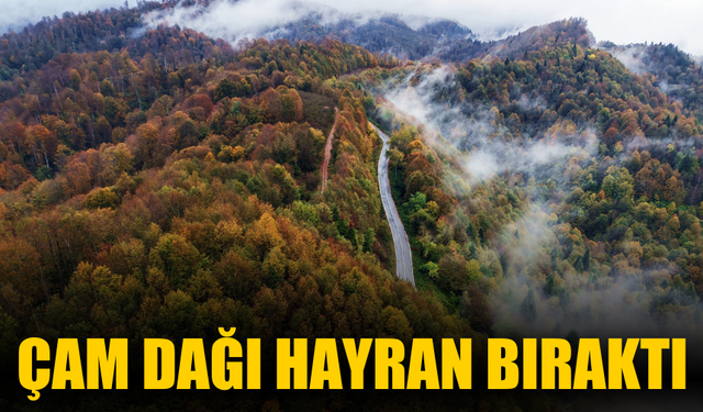 Sisler altındaki Çam Dağı hayran bıraktı!
