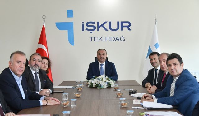 Tekirdağ İl İstihdam ve Mesleki Eğitim Kurulu toplantısı gerçekleştirildi
