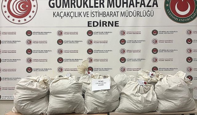 Kapıkule Sınır Kapısı'nda 113 Kilo Esrar Ele Geçirildi
