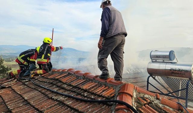 2 farklı noktada çıkan yangınlar itfaiye ekiplerince söndürüldü
