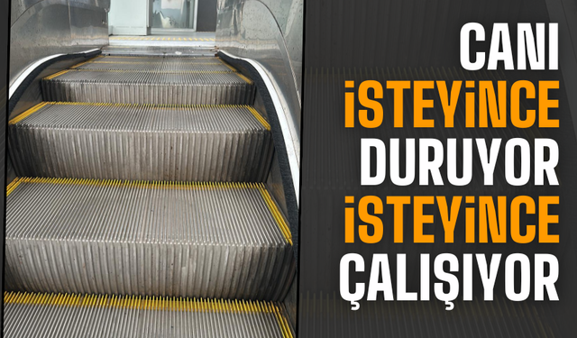 Arifiye Gar Meydanı’ndaki Yürüyen Merdivenler Vatandaşları İsyan Ettirdi