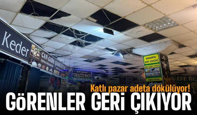 Katlı Pazarın Bakımsız Görünümü Vatandaşları Endişelendiriyor