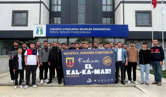 Sakarya İl Jandarma’dan SUBÜ’de Güvenlik ve Farkındalık Etkinliği