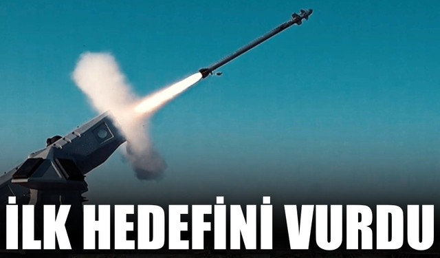 LEVENT Hava Savunma Sistemi İlk Hedefini Başarıyla Vurdu