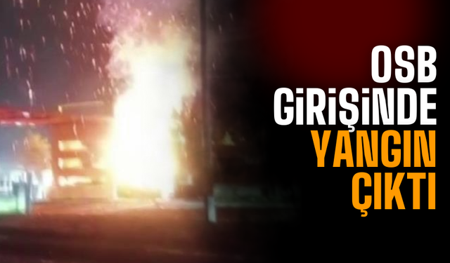 Kaynarca OSB girişindeki trafoda patlama