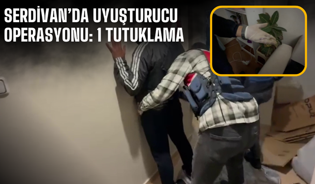 Serdivan’da Uyuşturucu Operasyonu: 1 Tutuklama