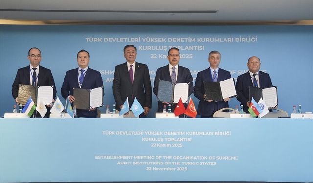Türk Devletleri Yüksek Denetim Kurumları Birliği İstanbul'da kuruldu