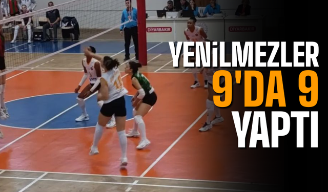 Yenilmezller 9'da 9 yaptı