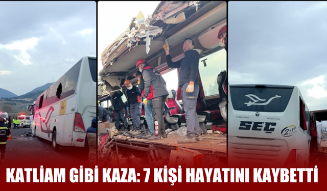 Katliam gibi kaza: 7 kişi hayatını kaybetti