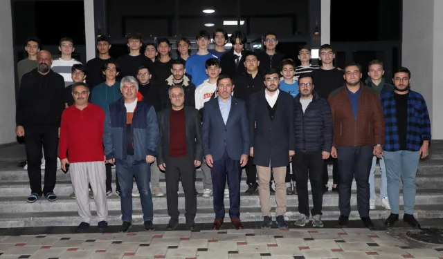 Başkan Kılca'dan Konya Hacıveyiszade Erkek Öğrenci Yurdu'na ziyaret