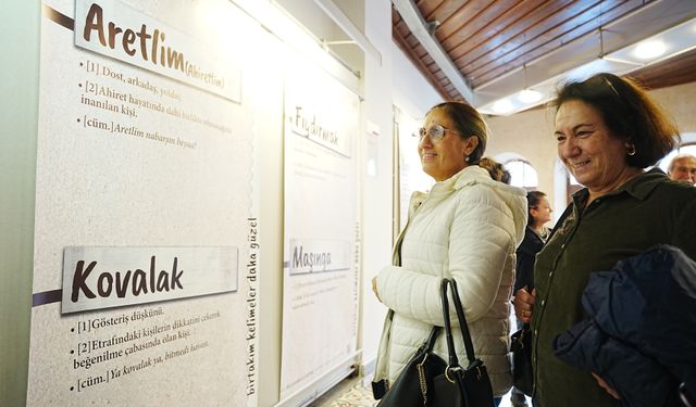 Çanakkale'nin sözlü kültüründe kullanılan kelimeler sergide 'dile' geldi