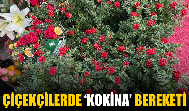 Çiçekçilerde ‘Kokina’ Bereketi