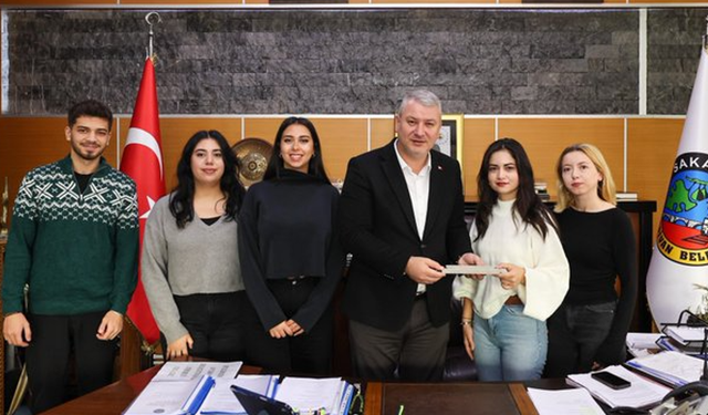 SAÜ Beton Kano Takımı’ndan Başkan Osman Çelik’e Ziyaret