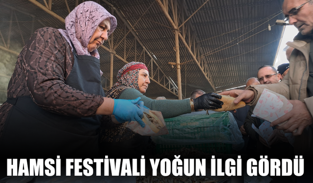 Hamsi Festivali yoğun ilgi gördü!