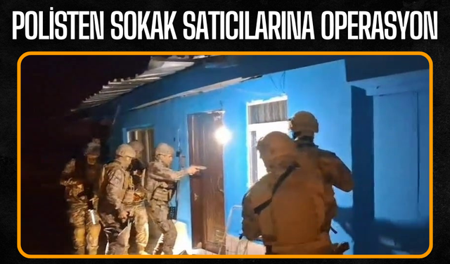 Polisten sokak satıcılarına operasyon