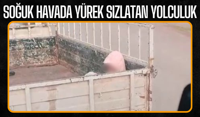Soğuk havada yürek sızlatan yolculuk