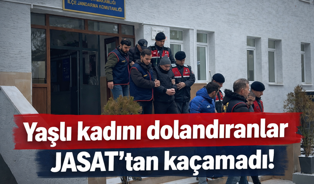 Yaşlı kadını dolandıran 5 şüpheli JASAT’tan kaçamadı
