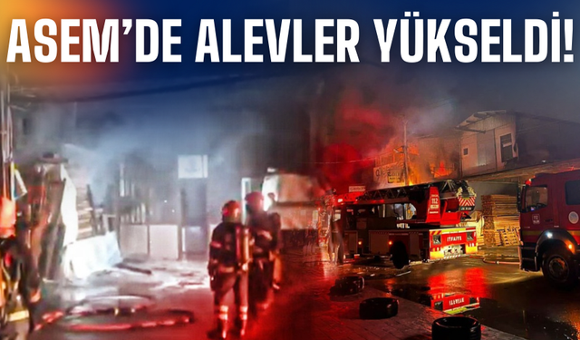 Serdivan ASEM’de Gün Doğmadan Alevler Yükseldi