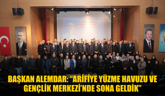 Başkan Alemdar: “Arifiye Yüzme Havuzu ve Gençlik Merkezi’nde Sona Geldik”