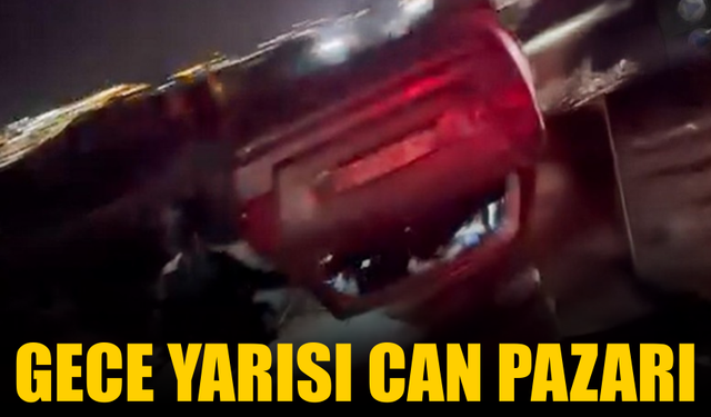 Kontrolden Çıkan Otomobil Takla Attı