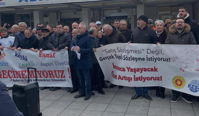 Sakarya Emek ve Demokrasi Bileşenleri: “Bu Yoksulluk ve Sefalet Düzenine Alışmayacağız”