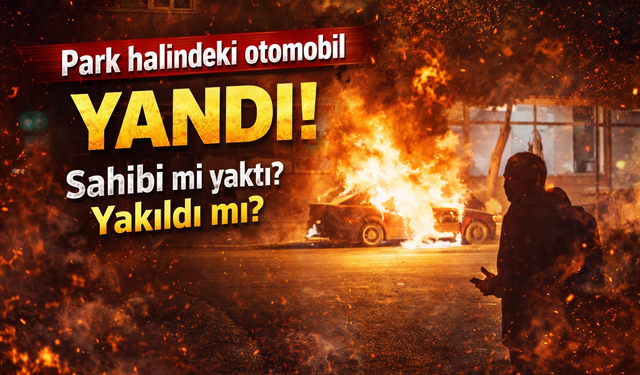 Park Halindeki Otomobil Alevlere Teslim Oldu