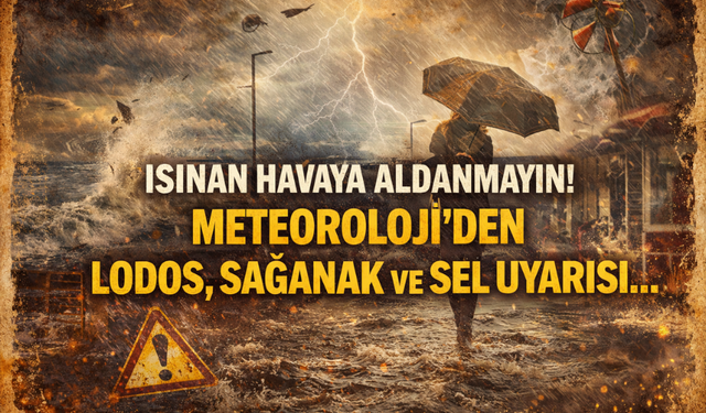Isınan Havaya Aldanmayın: Meteoroloji’den Lodos, Sağanak ve Sel Uyarısı