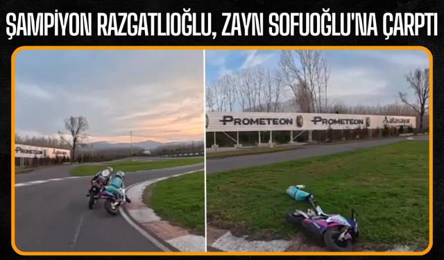 Zayn Sofuoğlu Antrenmanda Kaza Yaptı: Toprak Razgatlıoğlu Hemen Yardımına Koştu