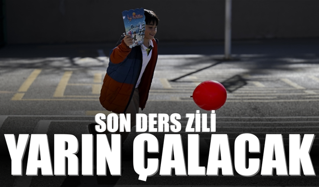 Okullarda yarıyıl tatili için son ders zili yarın çalacak