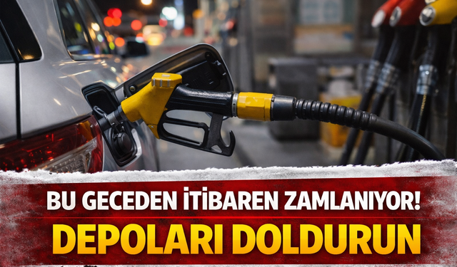 Gece yarısı motorine zam geliyor