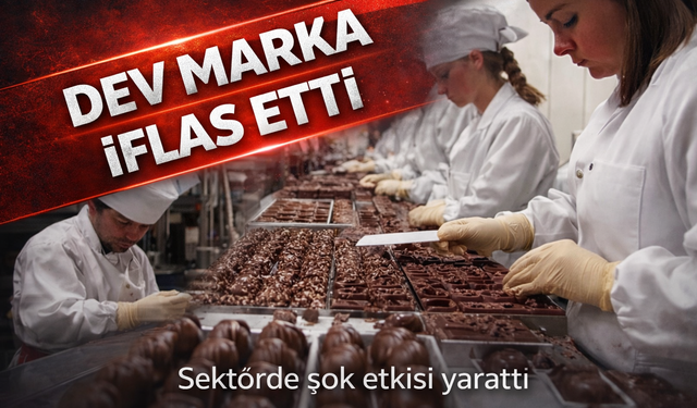 Dev çikolata fabrikası iflas etti!